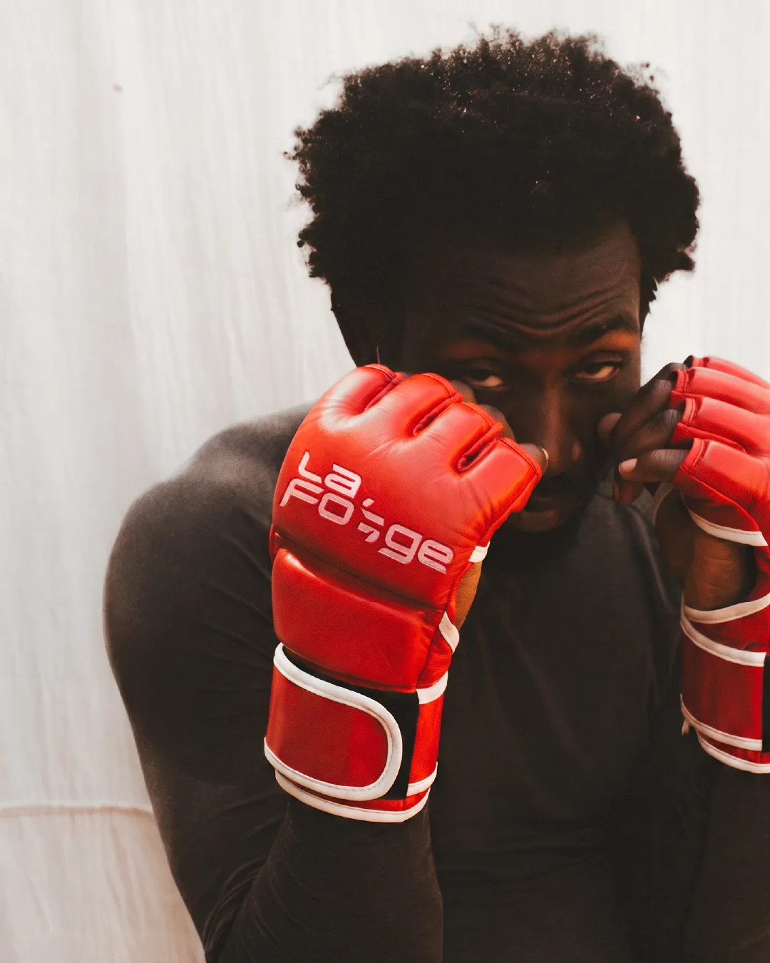Affiche La Forge, club de MMA, signature On ne naît pas guerrier. On se forge.