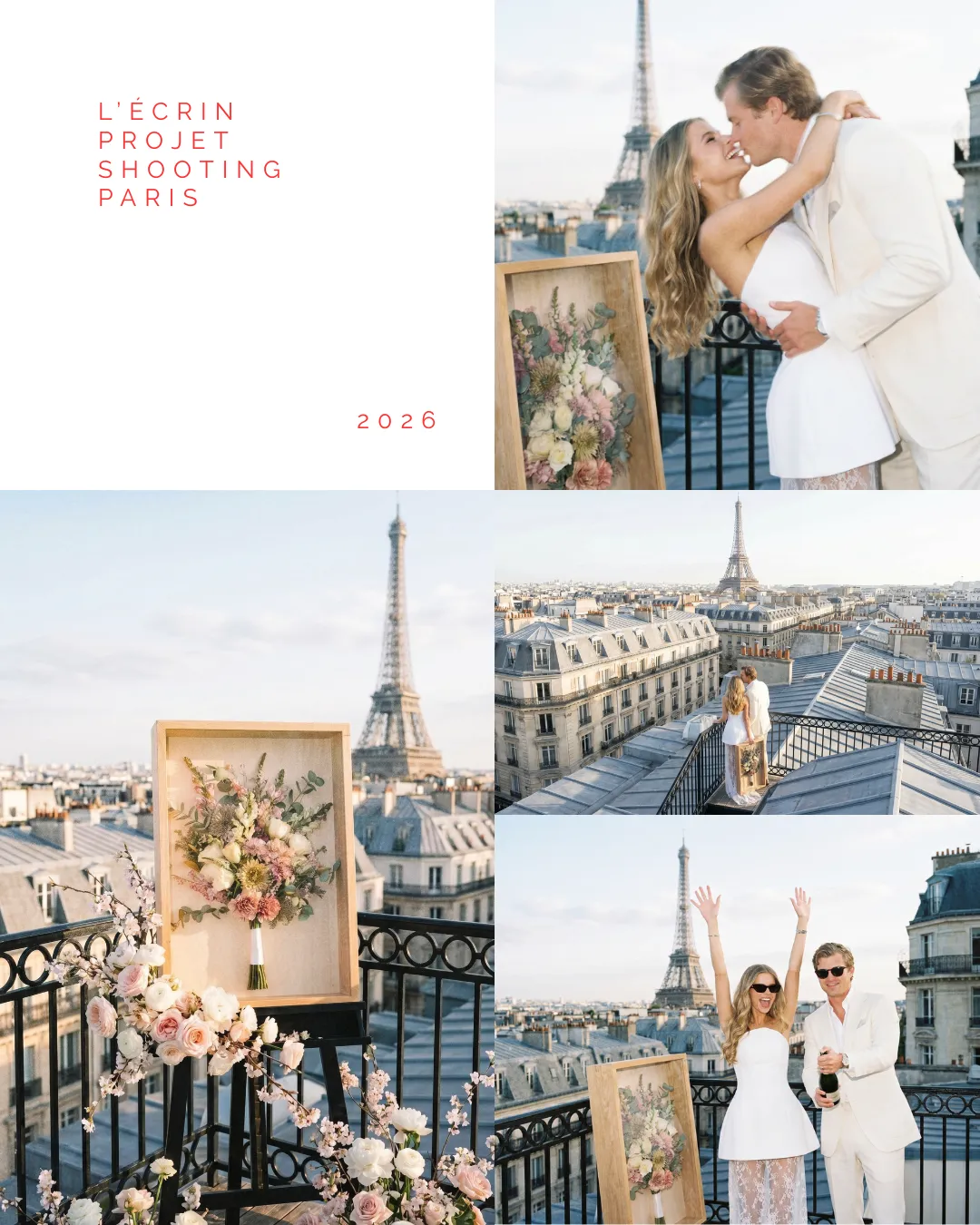 Planche de campagne L'écrin II, shooting à Paris 2026