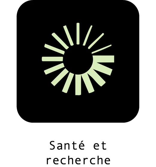 Pictogramme MERCI santé et recherche