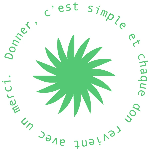 Tampon MERCI soleil, cause culture et lien social